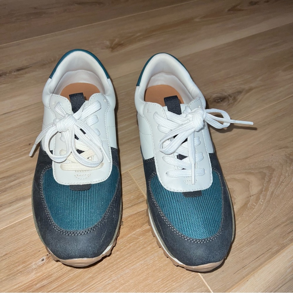 Blue/Teal/White women’s sneakers